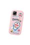 Pink Soft Silicone Phone Doraemon Patterned with Camera Protection Compatible with Realme C21 - 3