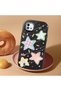 Black Soft Silicone Phone Colorful Stars with Camera Protection Compatible with Realme C20 - 2