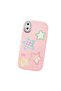 Pink Soft Silicone Phone Colorful Stars with Camera Protection Compatible with iPhone X - 3