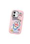 Camera Protected Pink Soft Silicone Phone Doraemon Patterned Compatible with Infinix Hot 50I - 3