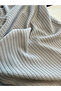 Organic Cotton Knitted Pattern Baby Piqué Si - Blanket Gray 100X120 cm - 5