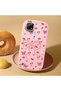 Pink Soft Silicone Phone Bowknot Patterned with Camera Protection Compatible with Realme C21 - 2