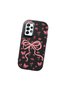 Black Soft Silicone Phone Bow with Camera Protection Compatible with Samsung Galaxy A52 Patterned - 3