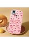 Pink Soft Silicone Phone Bow with Camera Protection Compatible with Poco C31 Patterned - 2