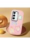 Pink Soft Silicone Phone Colorful Stars with Camera Protection Compatible with Tecno Camon 40 - 2