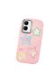 Pink Soft Silicone Phone Colorful Stars with Camera Protection Compatible with Tecno Spark Go 2 - 3