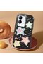 Black Soft Silicone Phone Colorful Stars with Camera Protection Compatible with Vivo Y28 - 2