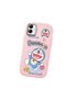 Pink Soft Silicone Phone Doraemon Patterned with Camera Protection Compatible with Samsung Galaxy A04E - 3