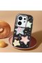 Black Soft Silicone Phone Colorful Stars with Camera Protection Compatible with Vivo X200 Fe - 2