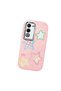 Pink Soft Silicone Phone Colorful Stars with Camera Protection Compatible with Oppo A5 - 3