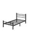 LED Bed Frame with Charging Station, Headboard & Slats, No Box Spring Needed, Easy Assembly. - 8
