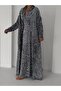 Silver Eclipse Velvet Kaftan - 7