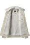 Men's Plush Lined Shirt Collar Full Zipper Windproof Velvet Coat - 4