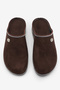 Women's Brown Comfortable Fit PU Sole Daily Slipper - 4