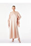 Pink Women Woven Maxi Dress - 2