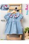Cherry Collar Baby Girl Dress 164 - 3