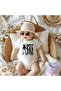 Goku Best Dad Ever Dragon Gift Short Sleeve Snap Fastener Unisex Baby Bodysuit - 4