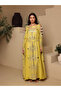 Sage Scalloped Embroidered Jalabiya