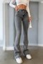 Loira Füme Flared High Waist L Stretch Fabric Jeans - 2