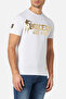 Iconica White T-Shirt with Gold Logo - 4
