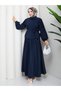 Pleated Sleeveless Shirt & Pleated Skirt Hijab Set Rc9028 - 4