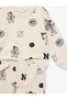 Beige Babyboy Crew Neck Jersey Sets - 3