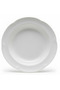 Luhpar Classic White Round Ceramic Dinner Plate, 9 Inch