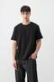 Short Sleeve Boxy Fit T-Shirt Black - 5