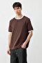 Short Sleeve Regular Fit T-Shirt Brown - 6