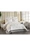Elite Guipure Bedspread 3 Piece Cream - 4