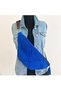 Hand Knitted Women's Shoulder Bag – Bohemian Crochet Handmade Item Crisscross Straps Bag 45X18 cm - 2