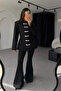 Mi̇ss Neşem Women's Button Detailed Waist-Fitted Full-Fit Napolyon Jacket - 4