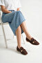 Orina Women's Accessories Ballet Flats - Brown Suede - 6