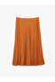 Brown Women Polyester Skirt - 3