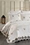 Eliza Gipürlü Bedspread 3 Pieces (Cream)