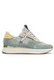 Suede and Genuine Leather Detailed Women's Sneakers - 3