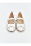 Lcw Steps Ecru Bow Detailed Girls' Ballerinas - 3