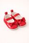 Baby Girl Ballet Flats Velcro Bow Detail Non-Slip Underlay Pack Baby First Step Shoes - 2