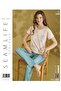 Seamlife Women's Extra Soft 100% Cotton Milan Short Sleeve Pajama Set