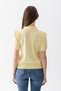 Polo Collar Short Sleeve Women's Knitwear T-Shirt - Buttoned Slim Knitted Casual Stylish Women's T-Shirt - T-Shirt - 8