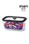 1380 ml Glass Storage Container with Leak-Proof Lid - Black