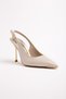 Women's Stiletto Heel U Stiletto Patent Leather with Metal Stone Accessories - 5