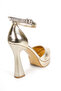 Women's High Heeled Platform Ankle Strap Stylish Bridal and Evening Shoes - 3