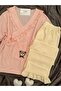 Women's Crinkle Robe Pajama Set - 6