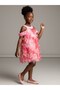 Girl's Floral Detailed Design Evening Dress - 5