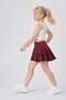 High Waist Shorts Flounced Tennis Sports Skirt Diver Fabric - 3