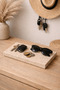 Travertine Marble Key Plate 12X25 cm Decorative Entrance Keychain and Tabletop Organizer - 2