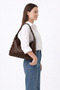 Studded Detail Women's Hobo Bag - Large Internal Volume Shoulder Bag Bag Si - 2