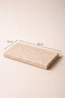 Travertine Marble Key Plate 12X25 cm Decorative Entrance Keychain and Tabletop Organizer - 4