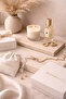 Travertine Marble Key Plate 12X25 cm Decorative Entrance Keychain and Tabletop Organizer - 3